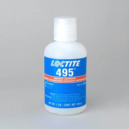 漢高樂(lè)泰 Super Bonder 495 瞬干膠 透明 1磅瓶裝